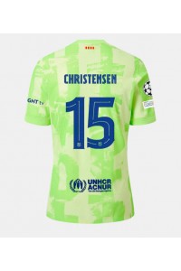 Barcelona Andreas Christensen #15 Jalkapallovaatteet Kolmaspaita 2024-25 Lyhythihainen